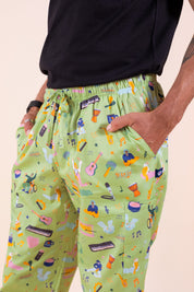 Music Therapy – Unisex Printed Scrub Pants
