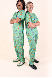 Physiotherapy – Unisex Printed Scrub Pant