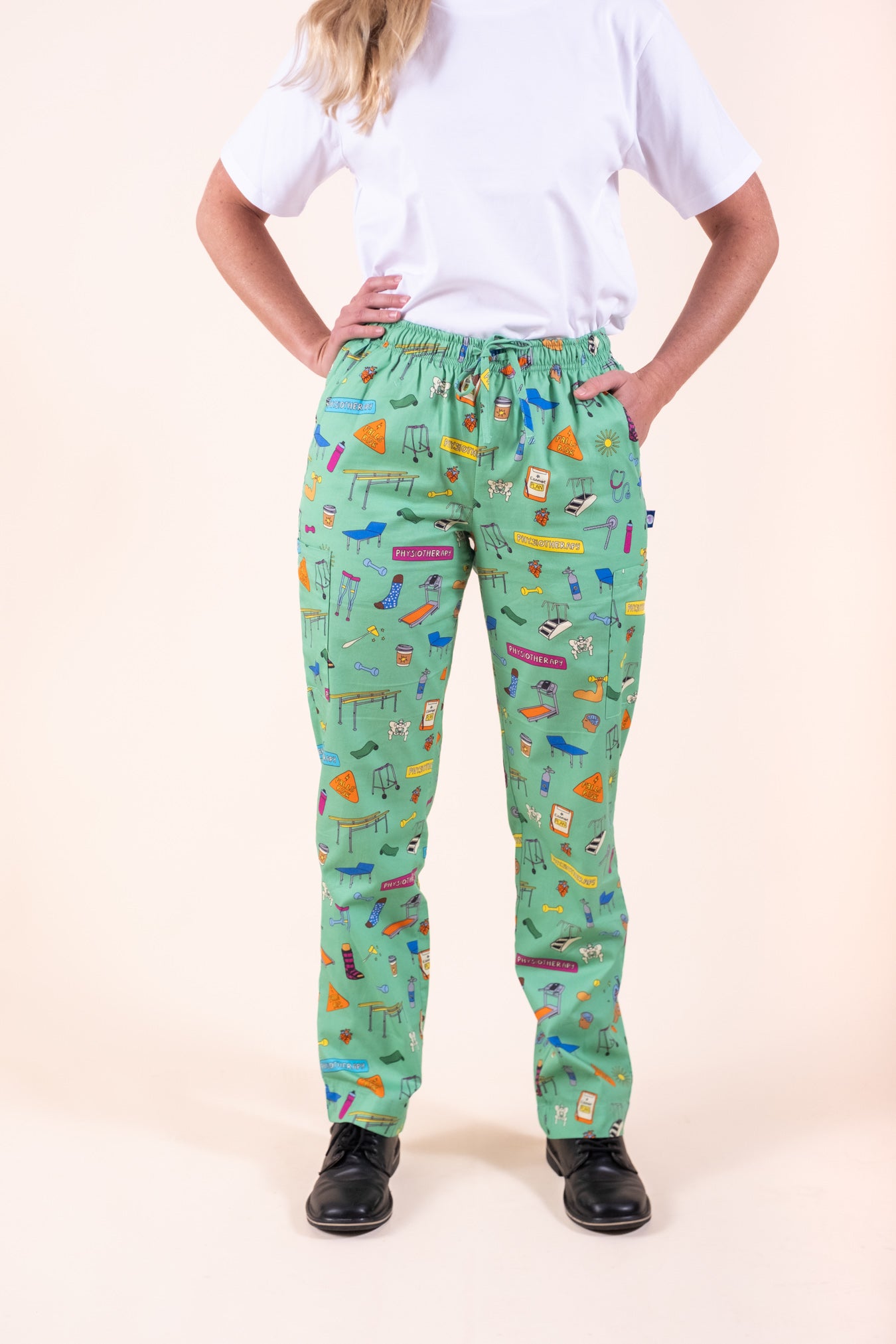 Physiotherapy – Unisex Printed Scrub Pant