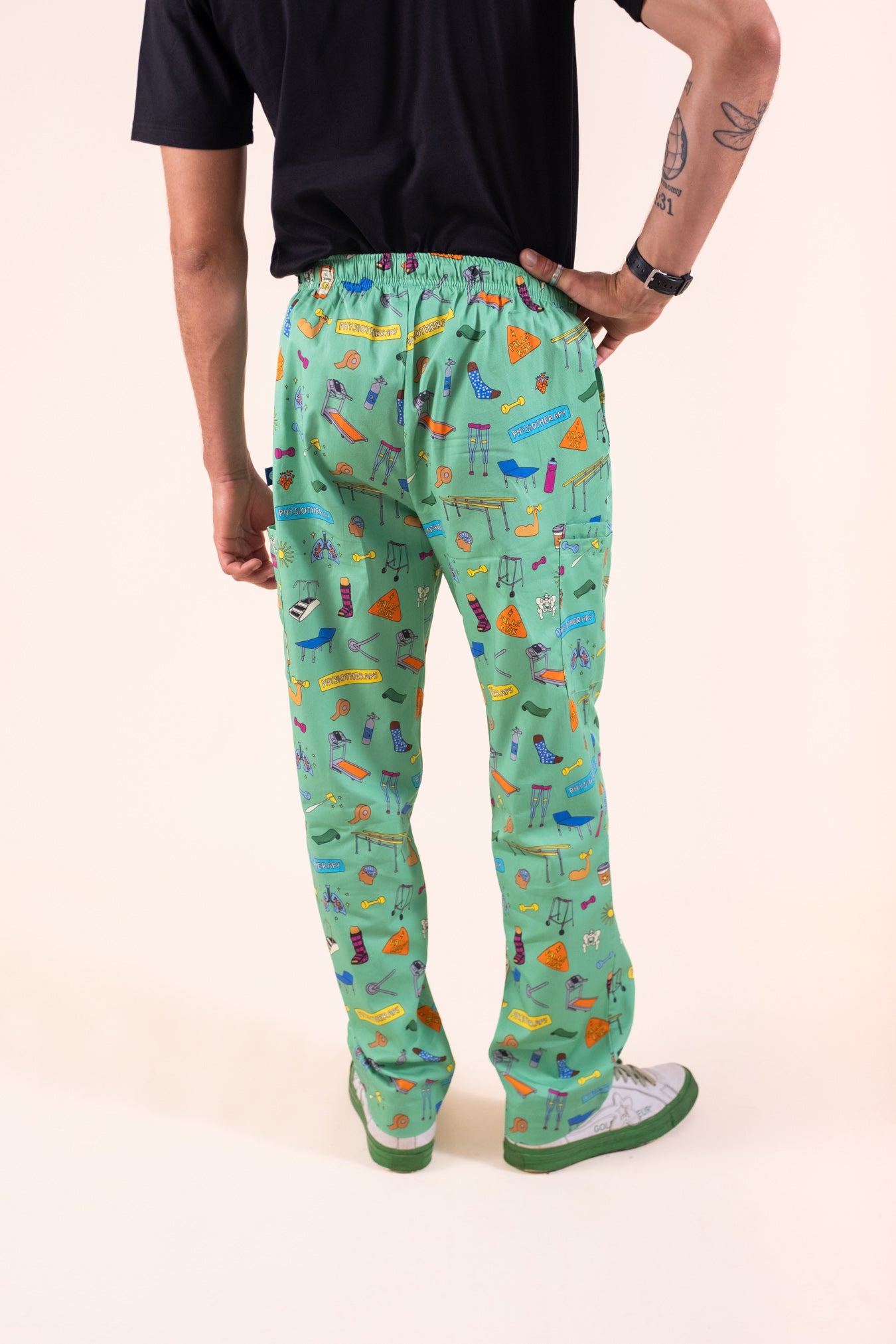 Physiotherapy – Unisex Printed Scrub Pant