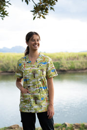 On The Farm - Unisex Printed Scrub Top