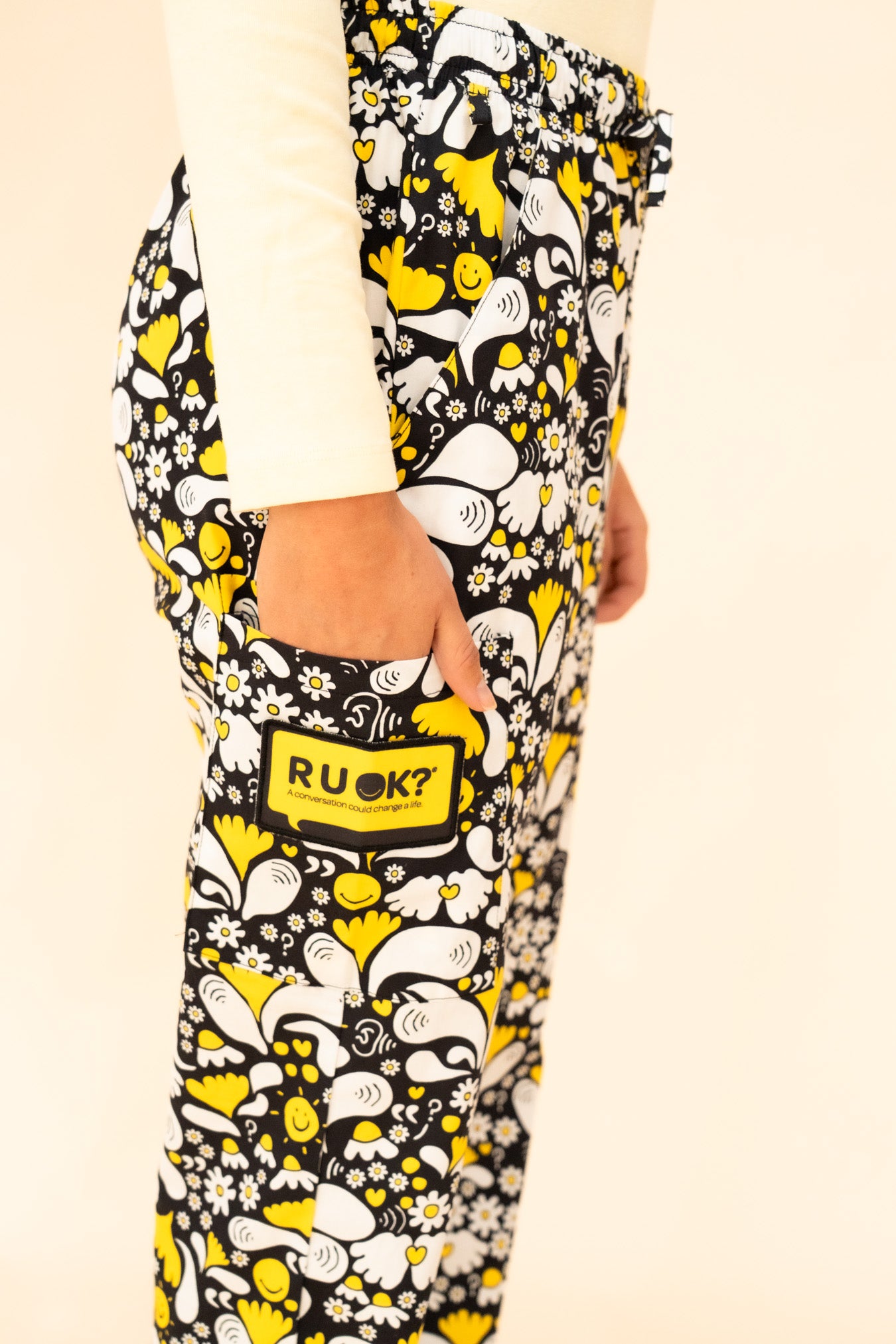 Pre-Order RU OK? – Unisex Printed Scrub Pant
