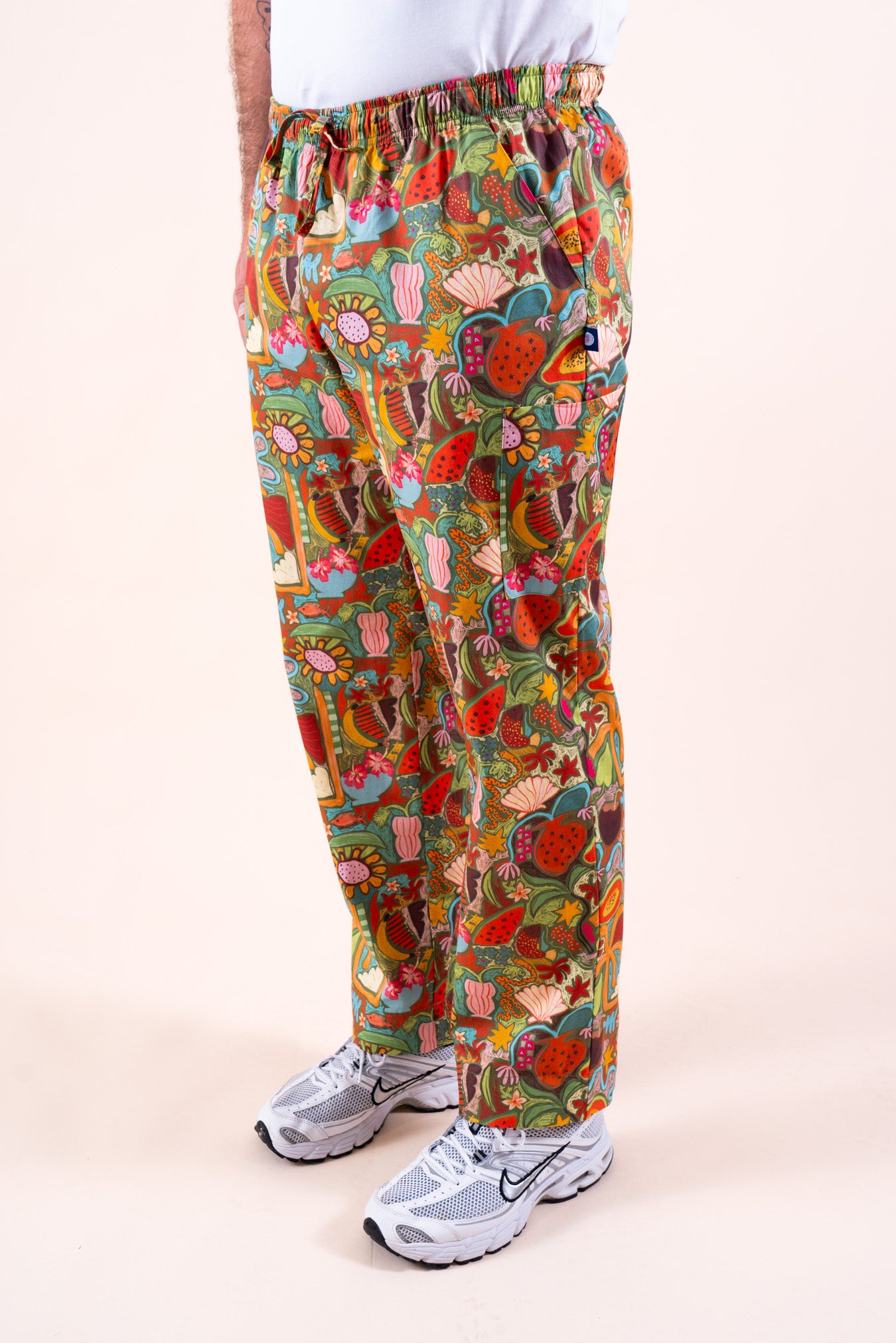 Tropical Splendour – Unisex Printed Scrub Pants