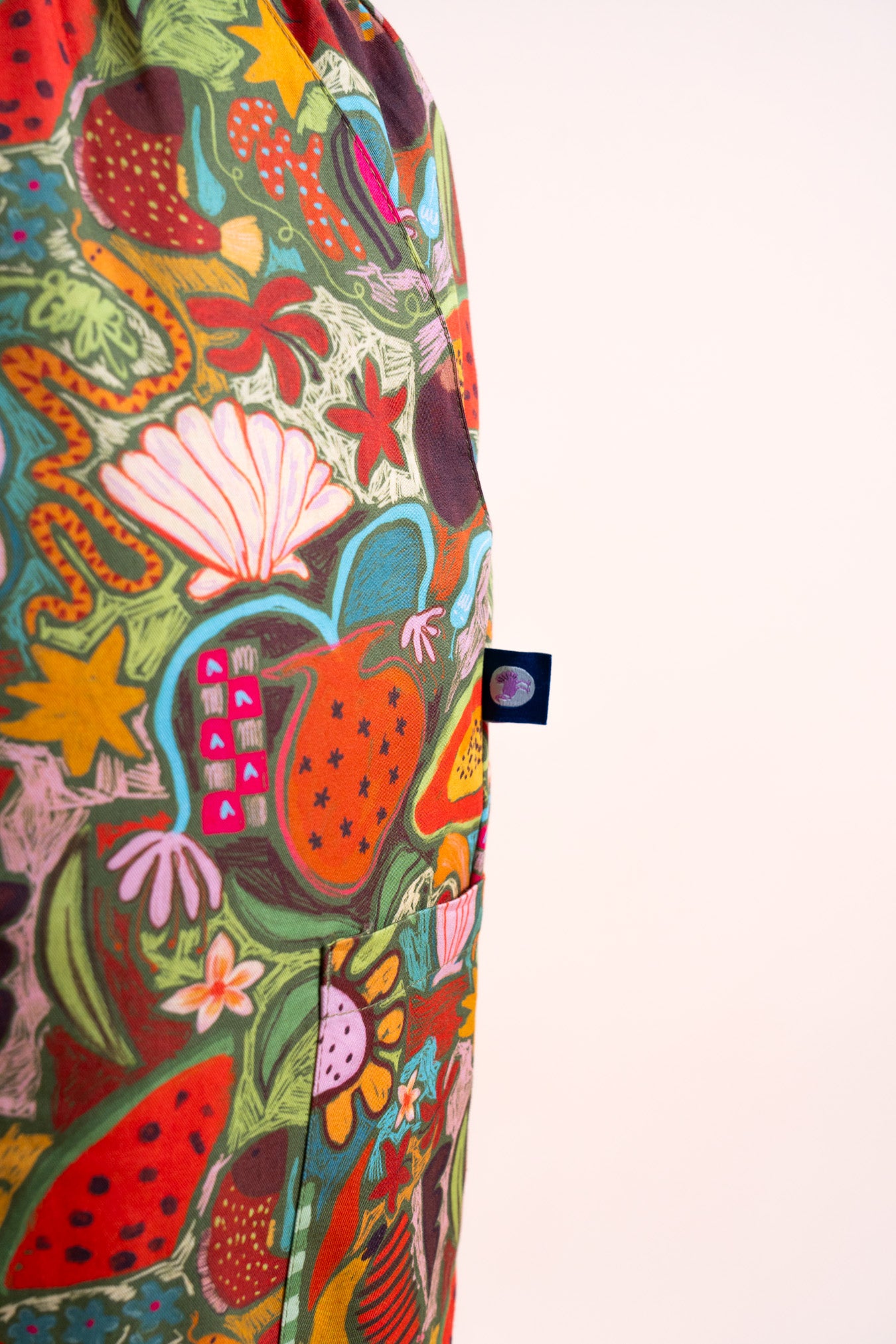 Tropical Splendour – Unisex Printed Scrub Pants