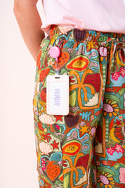 Tropical Splendour – Unisex Printed Scrub Pants