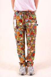 Tropical Splendour – Unisex Printed Scrub Pants