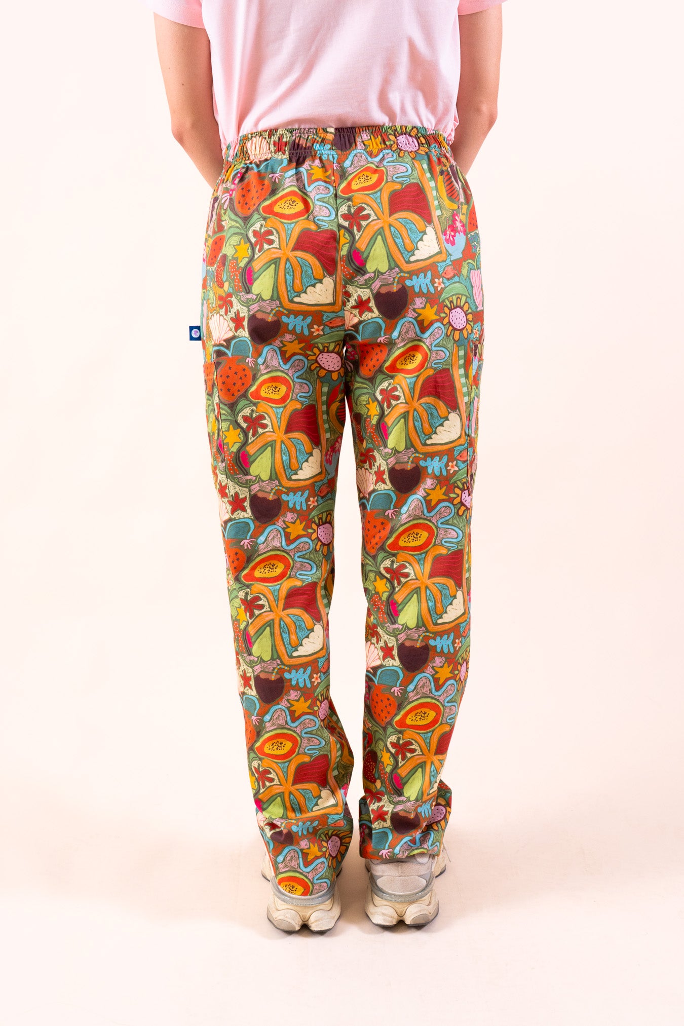 Tropical Splendour – Unisex Printed Scrub Pants