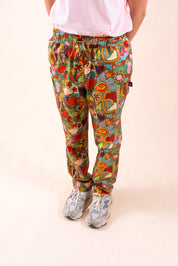 Tropical Splendour - Women's Premium Printed Scrub Pants