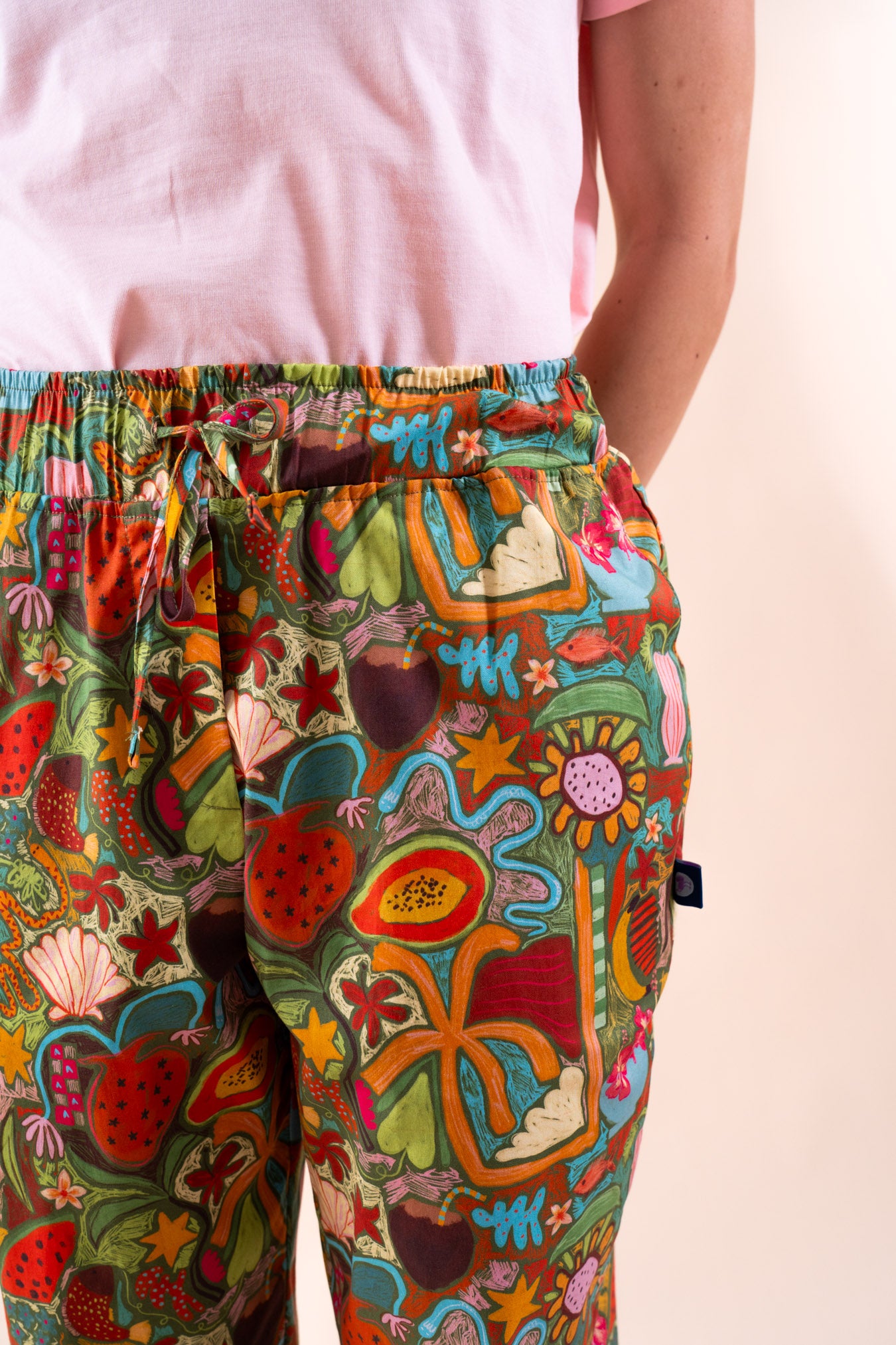 Tropical Splendour - Women's Premium Printed Scrub Pants