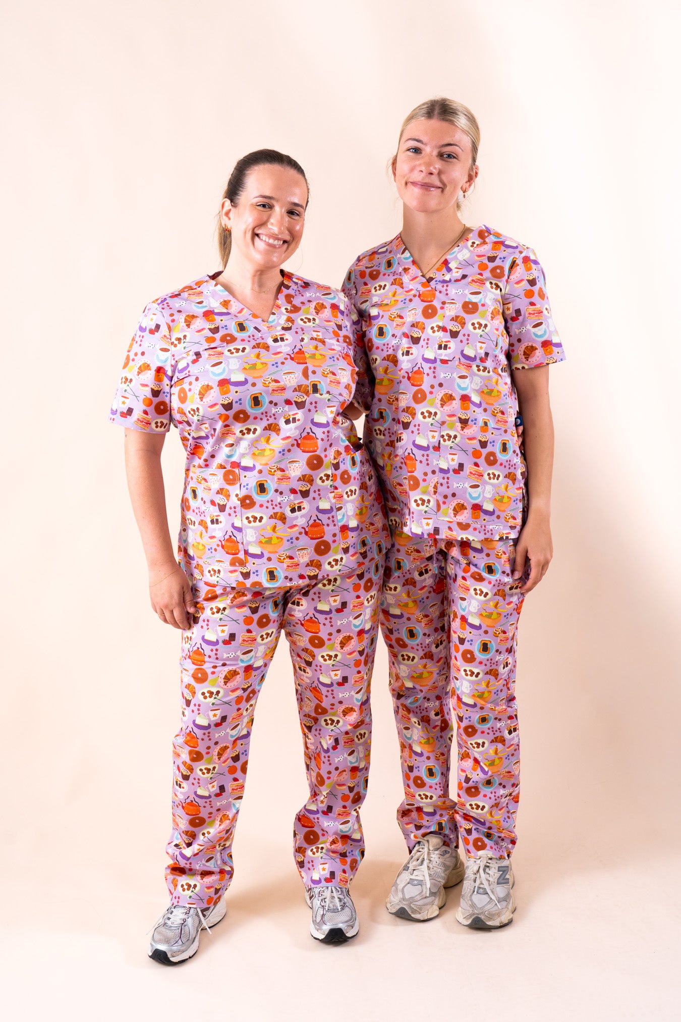 Sweet Treats - Women's Premium Printed Scrub Top