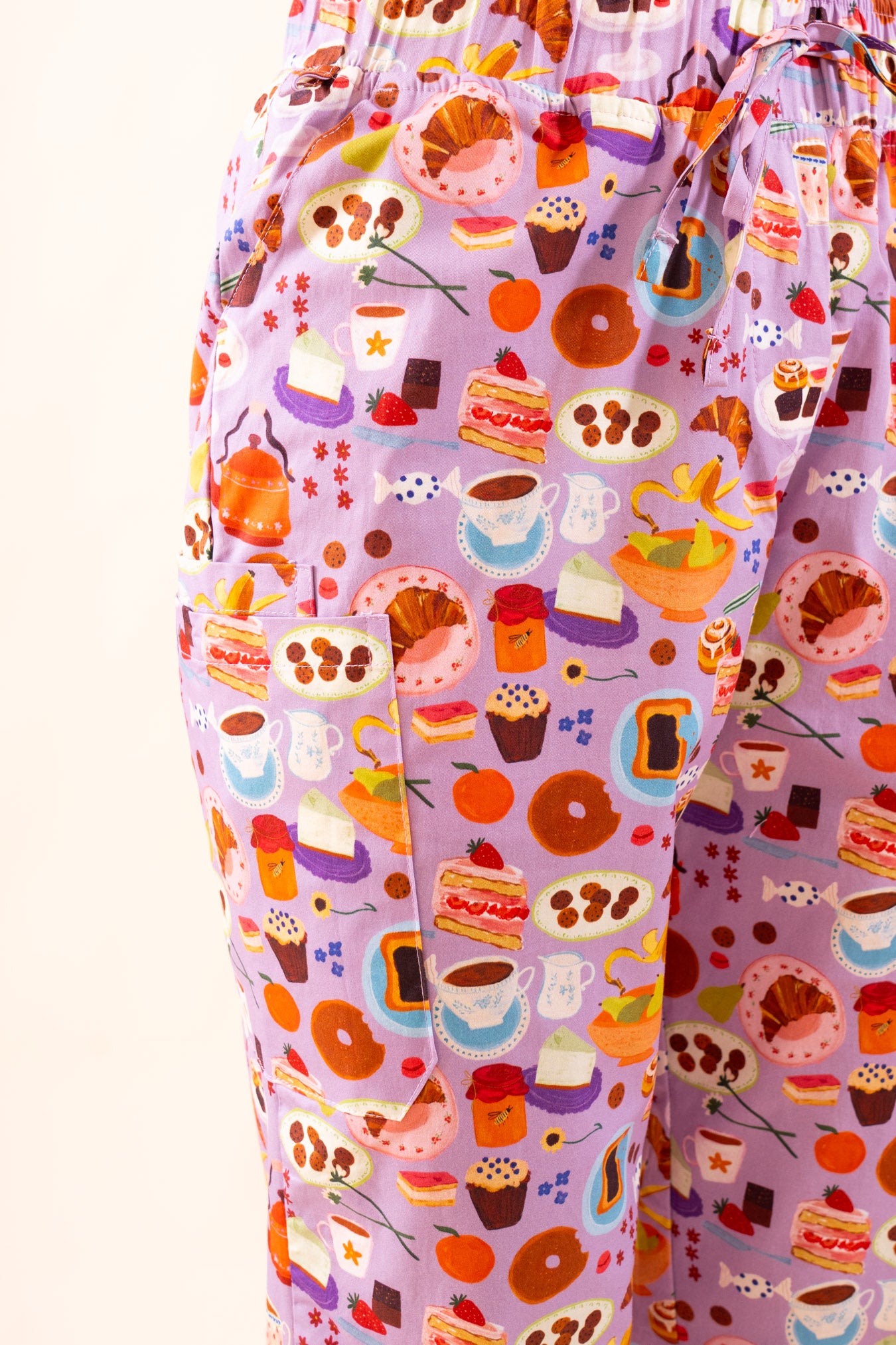 Sweet Treats - Women's Premium Printed Scrub Pants