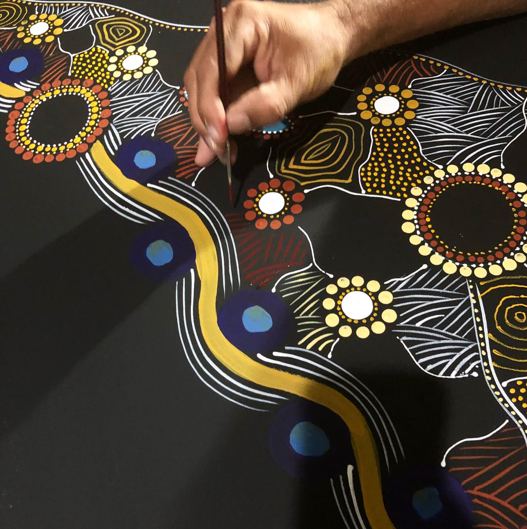 Wollumbin - Unisex Printed Scrub Top