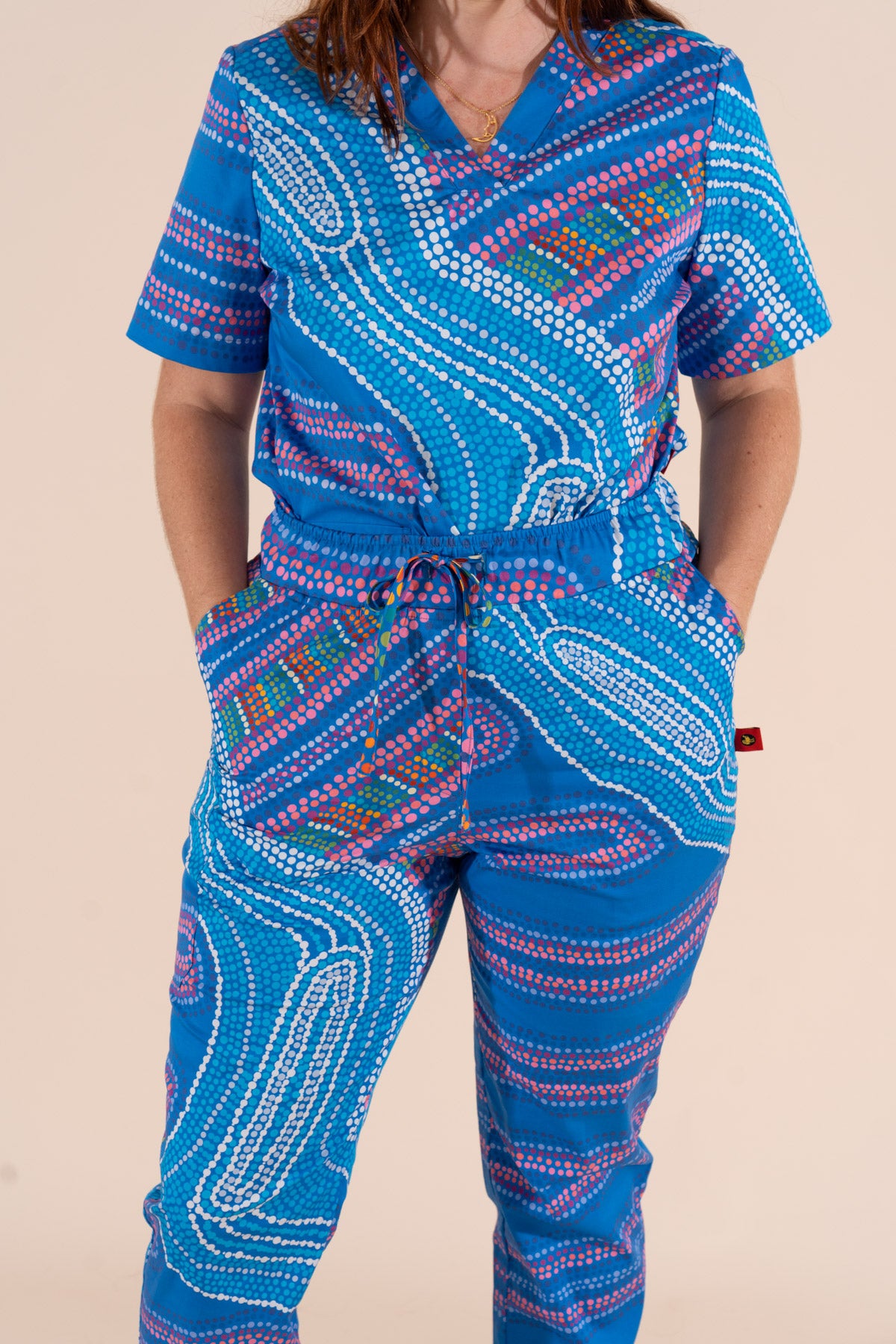 Birthing Site - Women's Premium Printed Scrub Pants