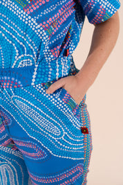 Birthing Site - Women's Premium Printed Scrub Pants