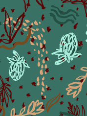 Out Bush - Unisex Printed Scrub Top