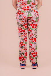 Fruit Field -  Women's Printed Scrub Pants