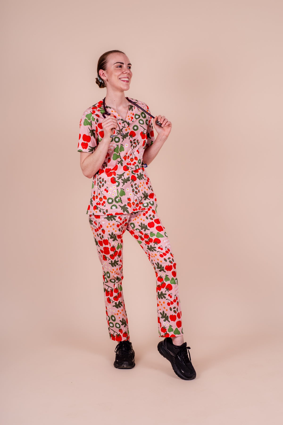 Fruit Field -  Women's Printed Scrub Pants