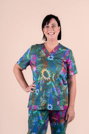 Daintree - Women's Printed Scrub Top