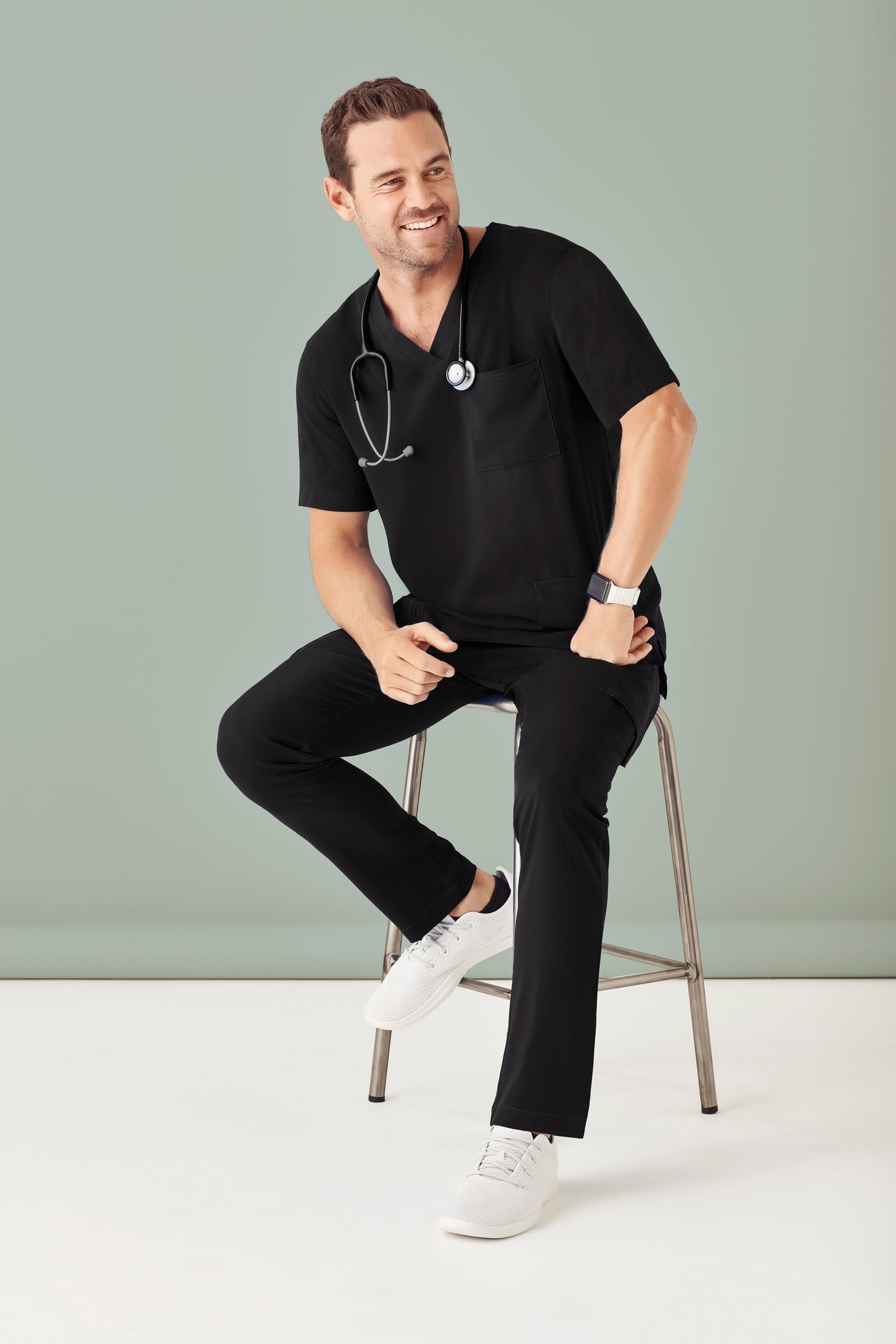 Mens Avery V-Neck Scrub Top CST945MS
