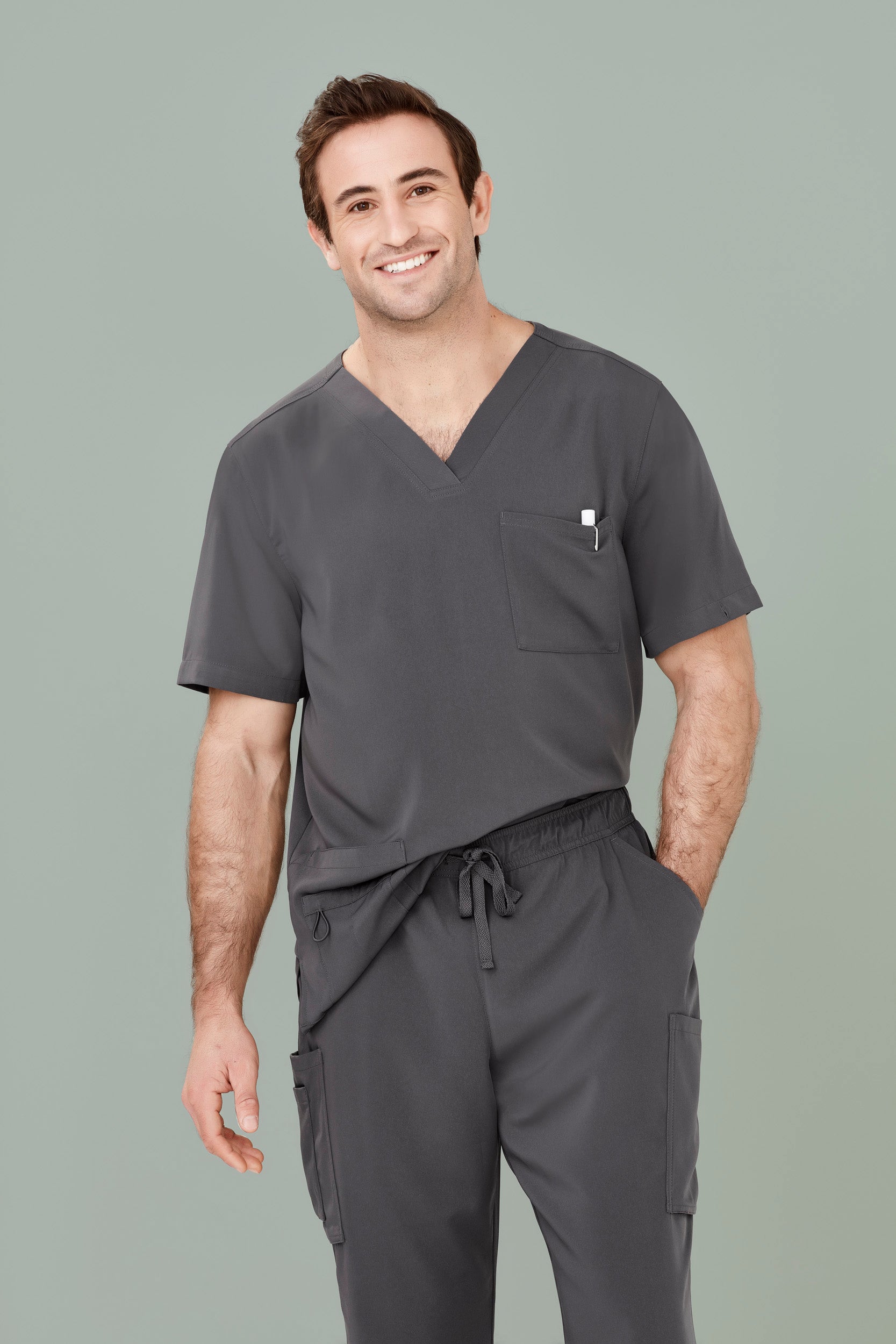 Mens Avery V-Neck Scrub Top CST945MS