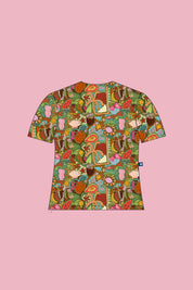 Tropical Splendour - Women's Premium Printed Scrub Top