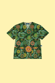 Pre-Order Birthing Grounds - Unisex Printed Scrub Top