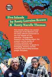 Pre-Order Five Islands - Unisex Printed Scrub Top