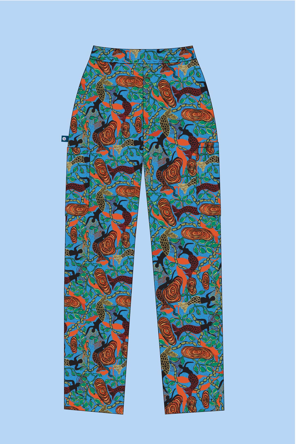 Pre-Order Five Islands - Unisex Printed Scrub Pants
