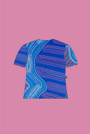 Birthing Site - Womens Printed Scrub Top