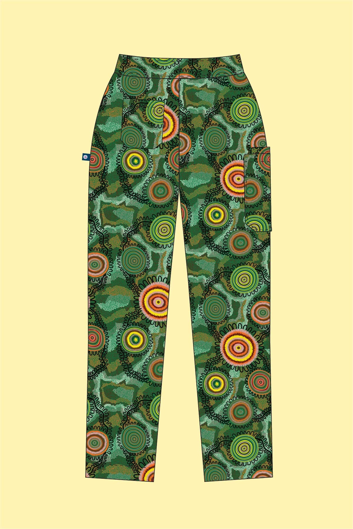 Pre-Order Birthing Grounds - Women's Premium Printed Scrub Pants