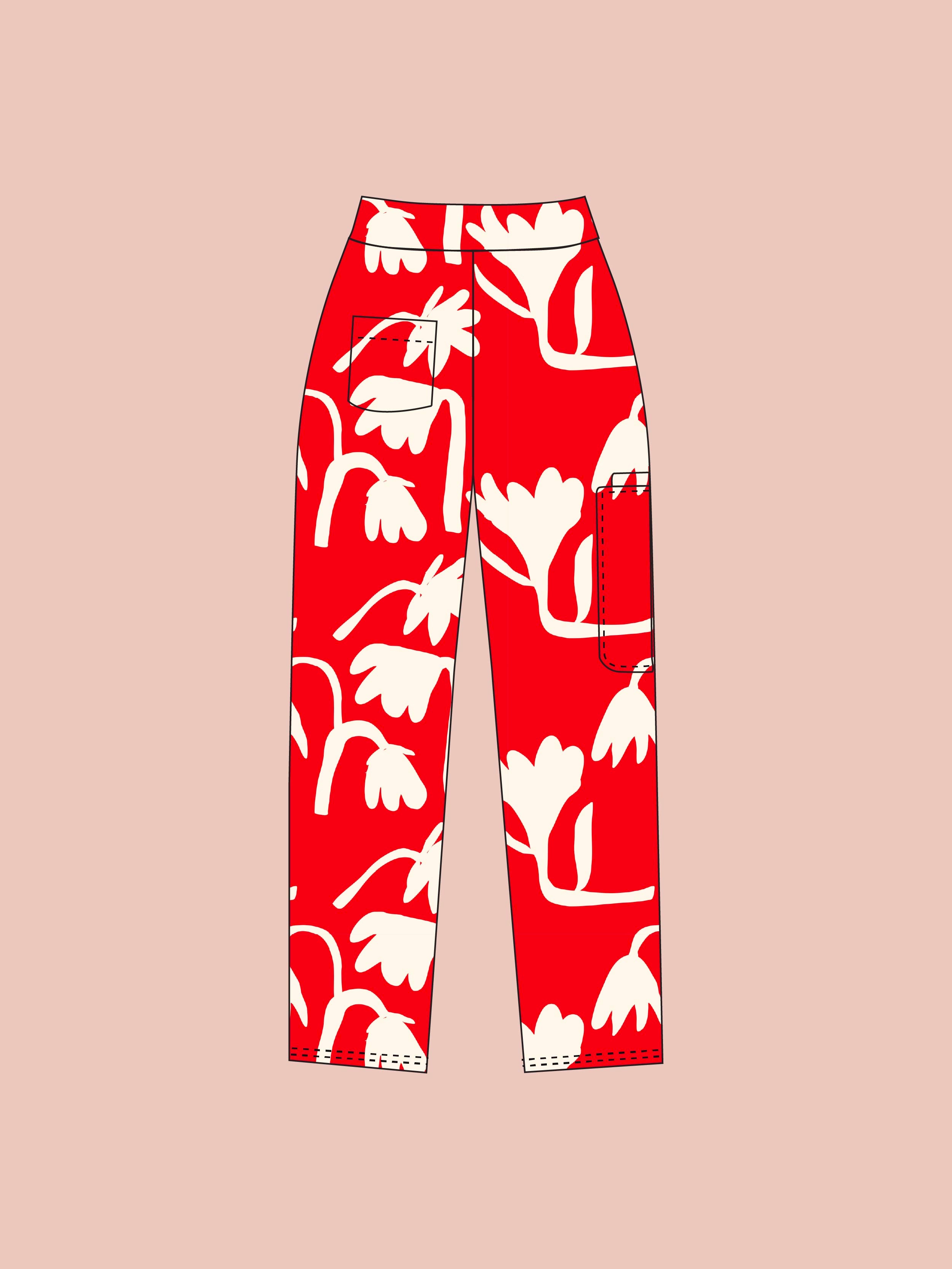 Tulip - Women's Printed Scrub Pants