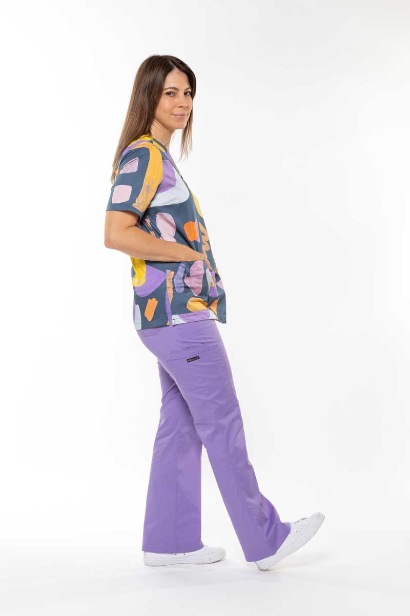 Landscape - Women's Printed Scrub Top