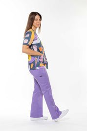 Landscape - Women's Printed Scrub Top
