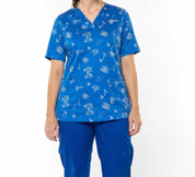 Bloomin' Aussies Opal - Women's Printed Scrub Top